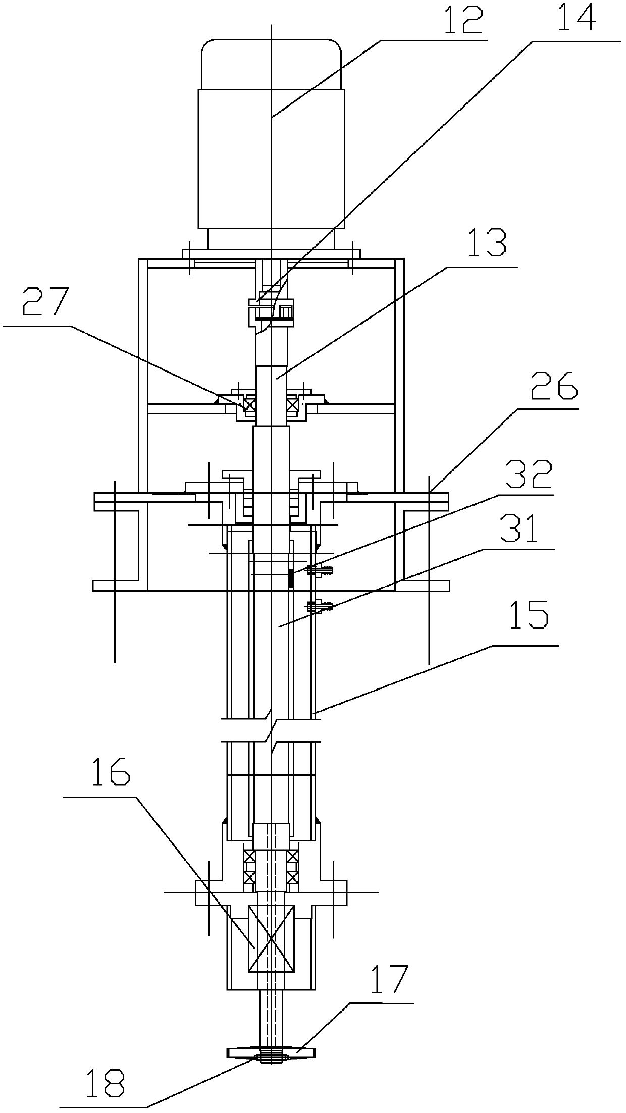 Impeller cutting type vortex air floatation device