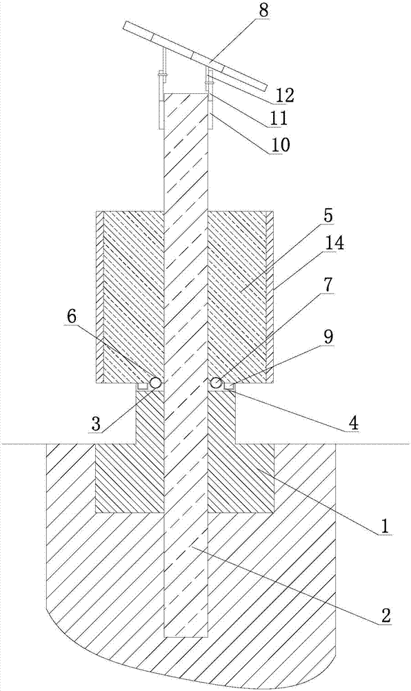 Photovoltaic generation highway isolation buffering anti-collision prefabricated pier column and manufacturing method thereof