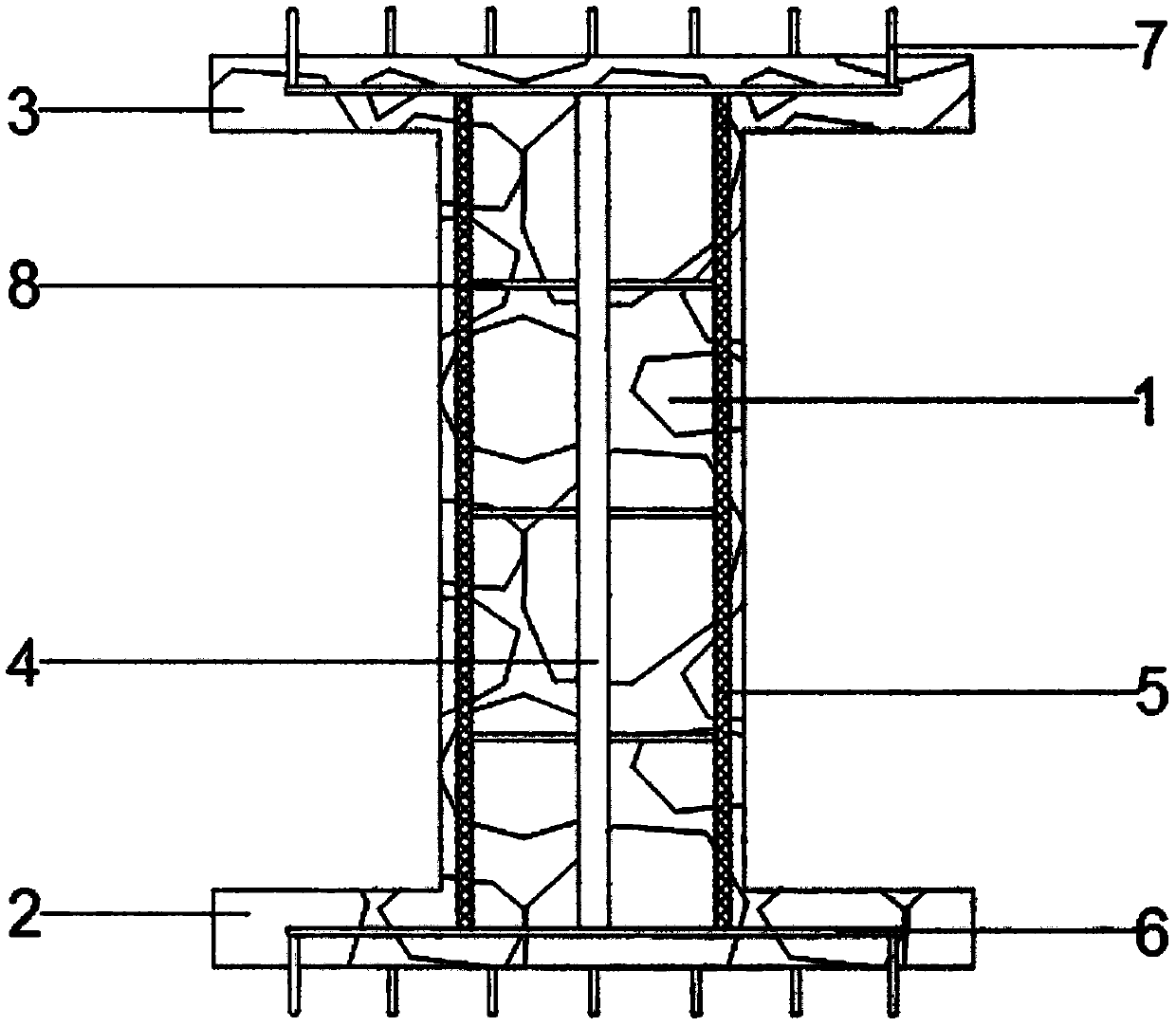 Building prefabricated short column device