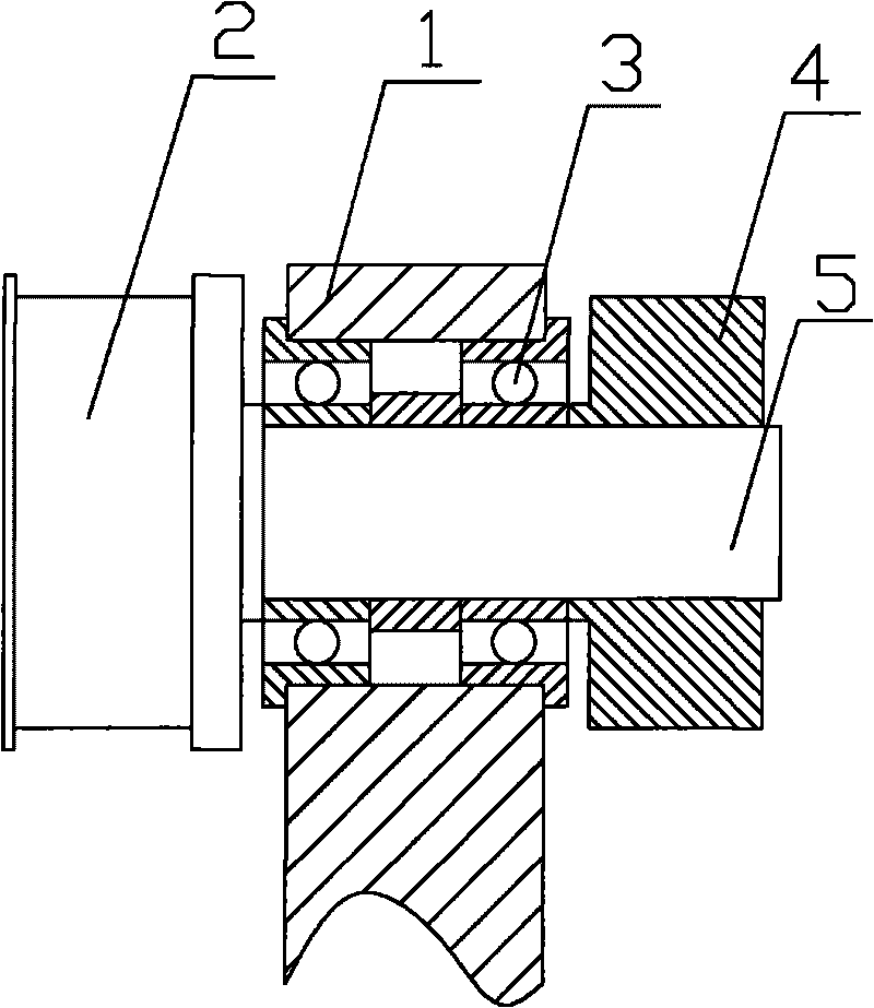 Belt pulley rotating device