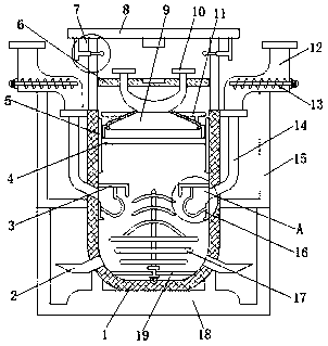 Graphene production raw material mixing device