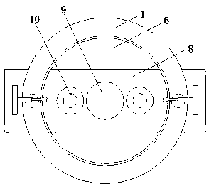 Graphene production raw material mixing device