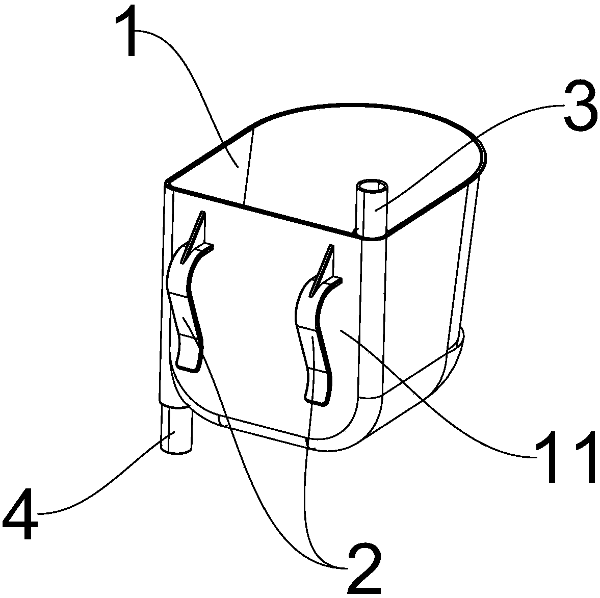 Water-saving vertical planting flower pot