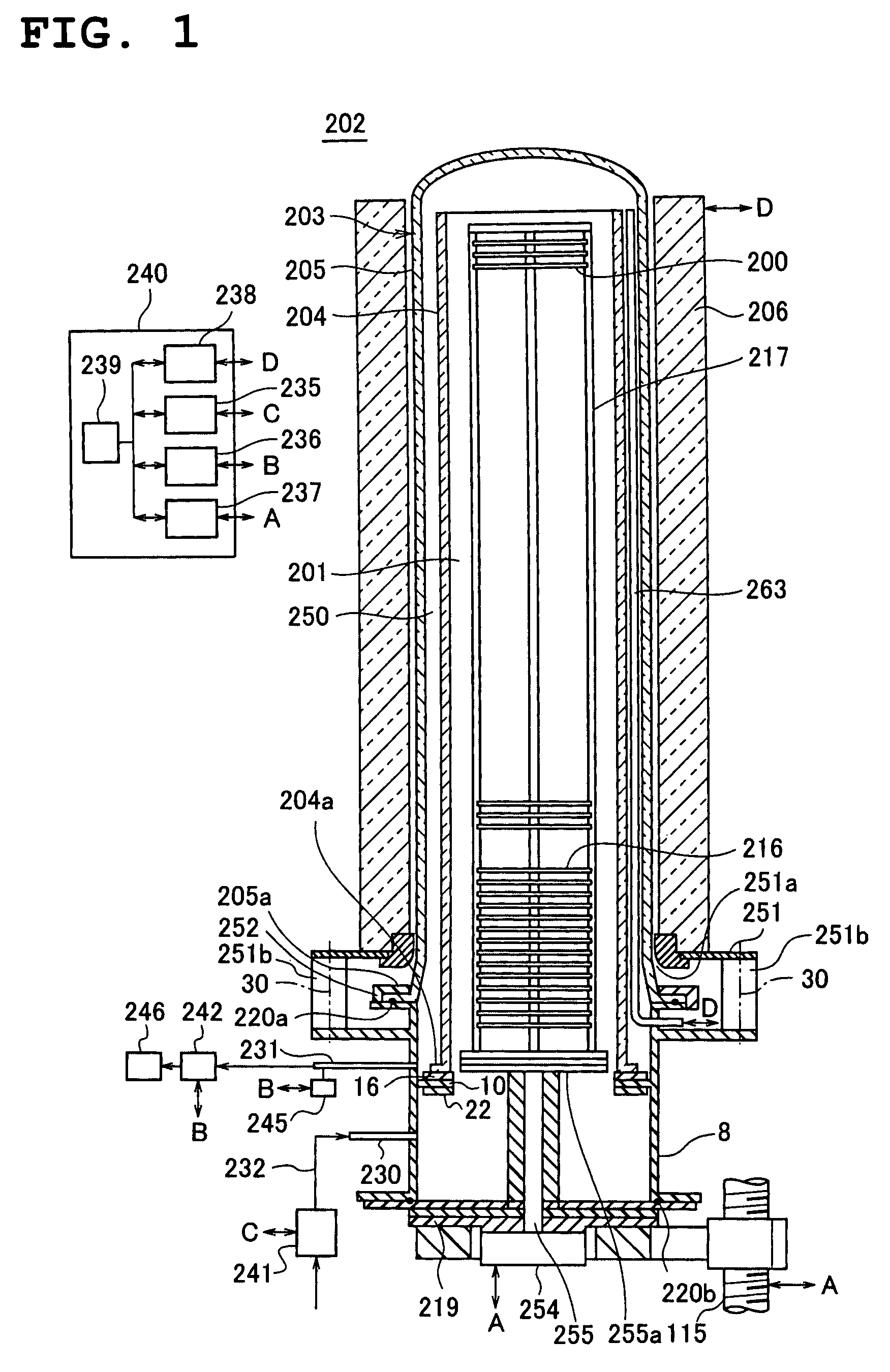 Substrate processing apparatus, method of manufacturing a semiconductor device, and method of forming a thin film on metal surface