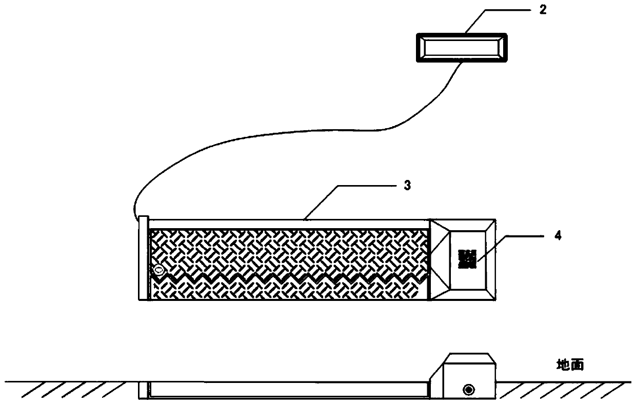 Independent parking lot automatic charging system