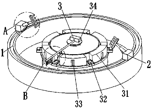 Automatic cleaning device for plastic-steel dentures