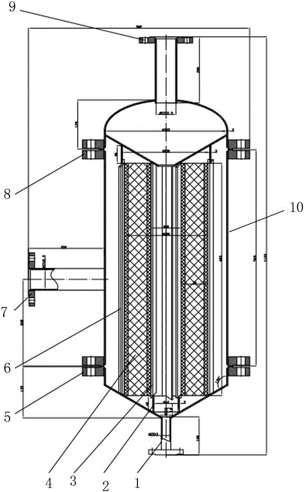 Fuel online dehydration and deoxygenation equipment