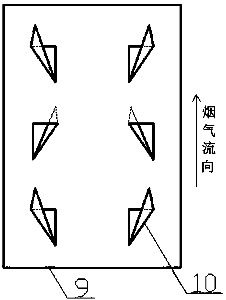 A device for removing sulfur trioxide before the air preheater