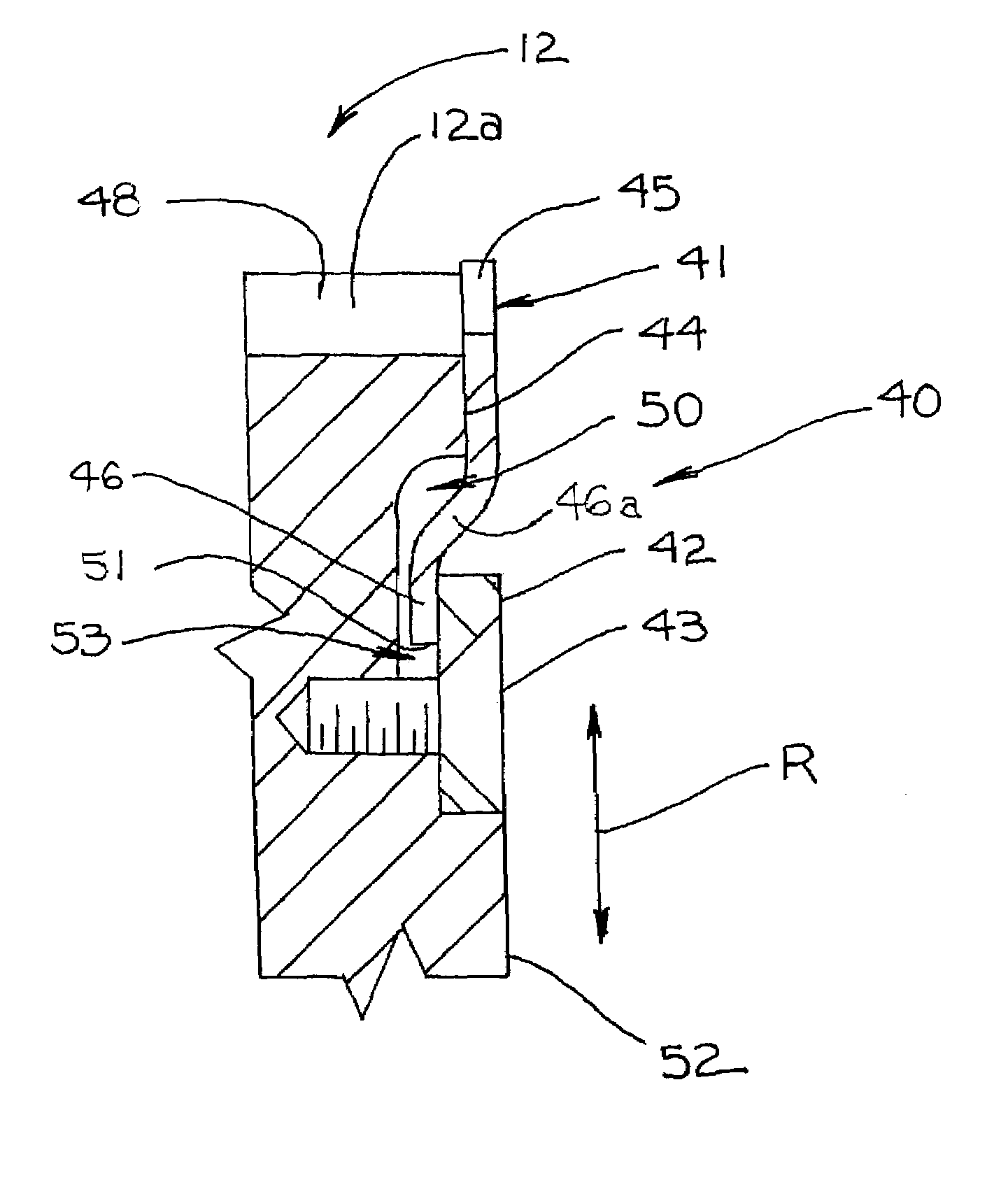 Gear assembly having noise-reduction structure and power take-off unit therewith