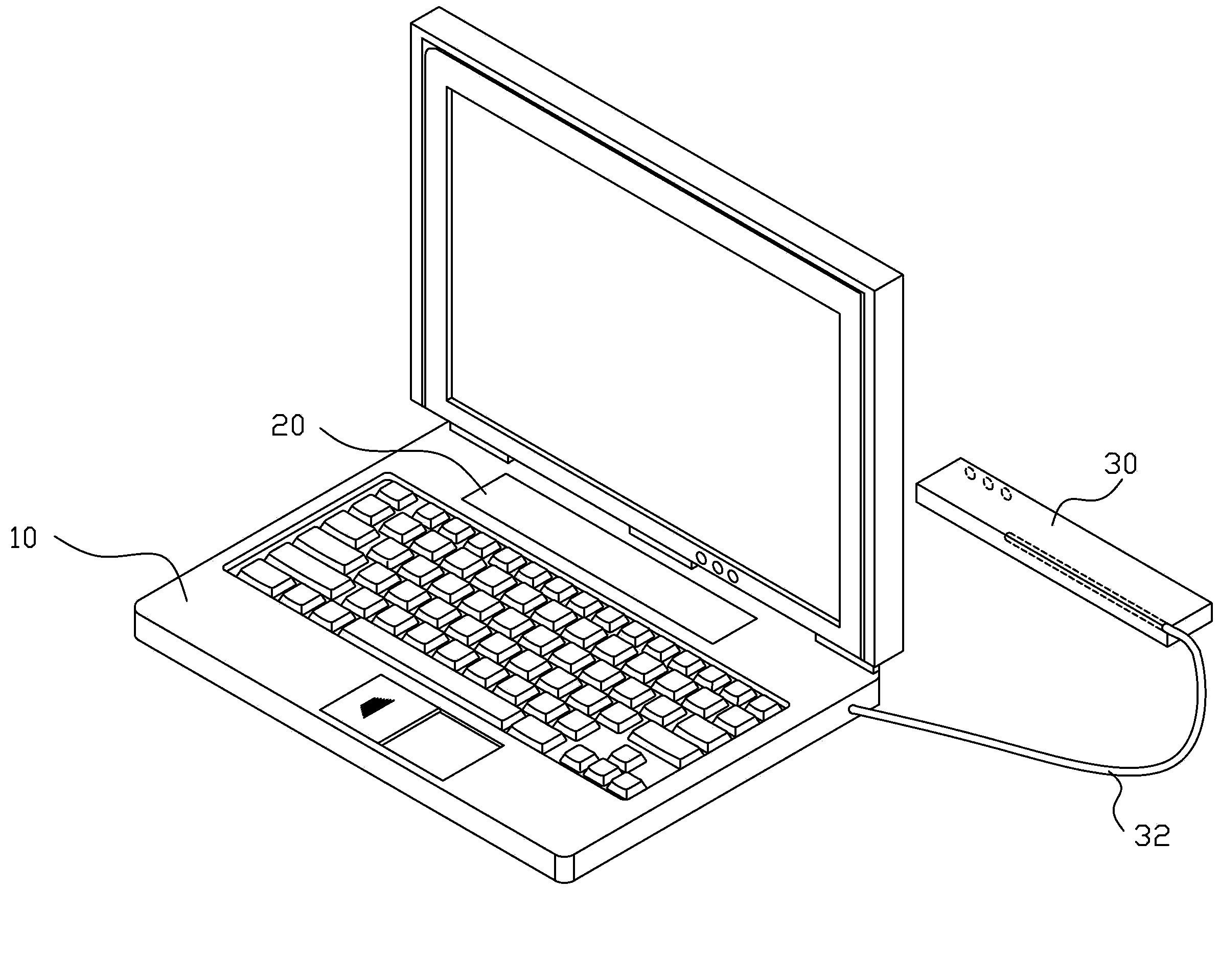 Seamless removable laptop battery
