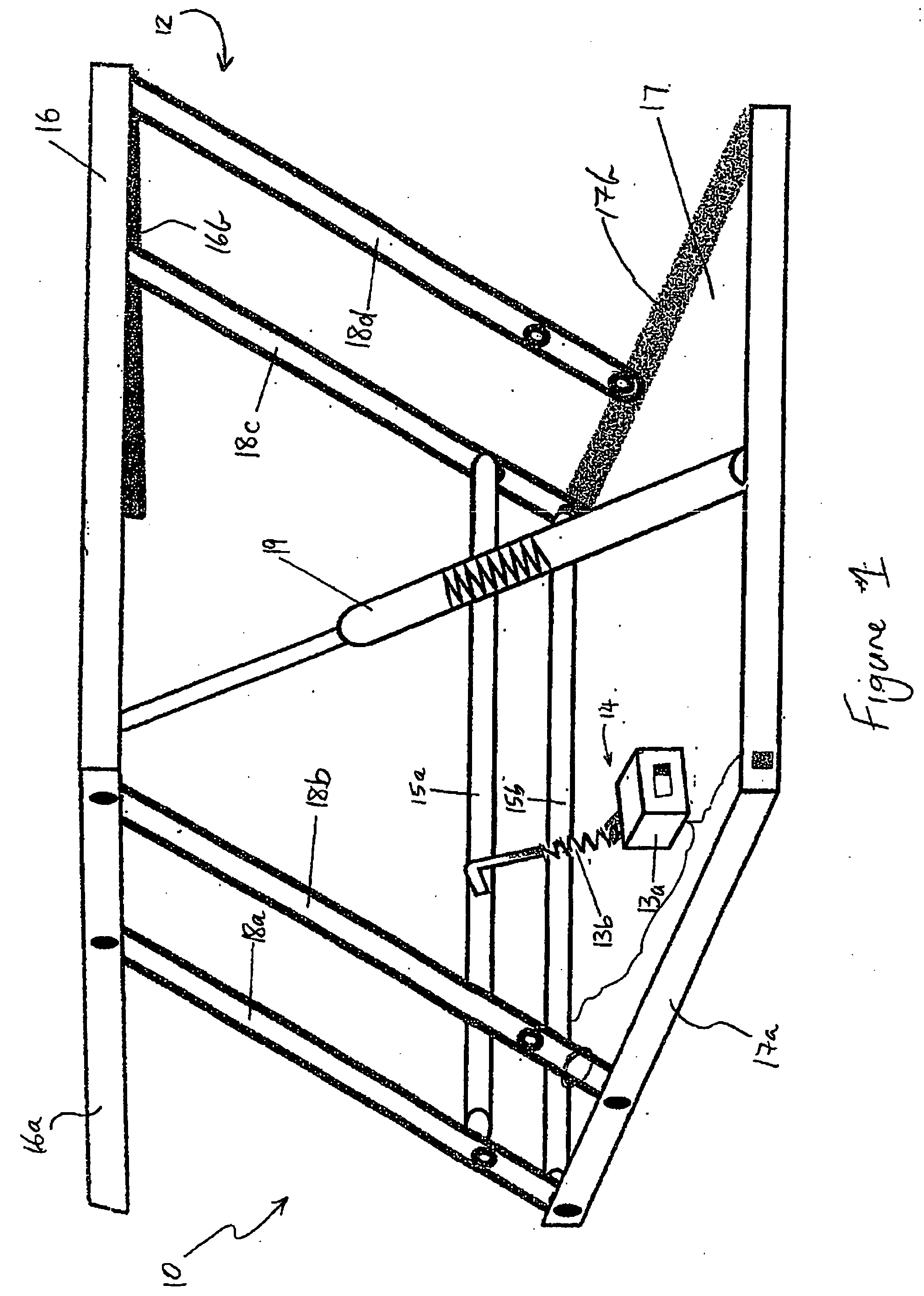 Automatically varying equipment support