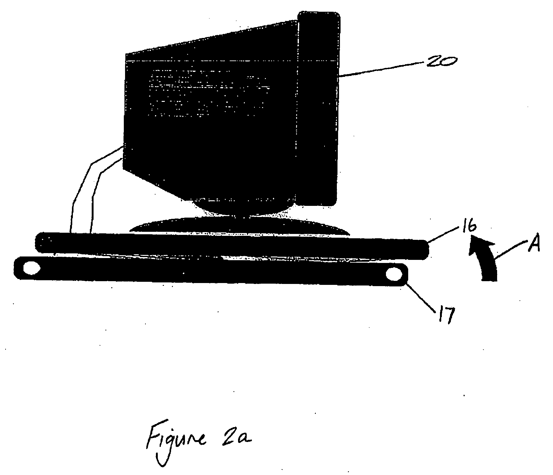 Automatically varying equipment support