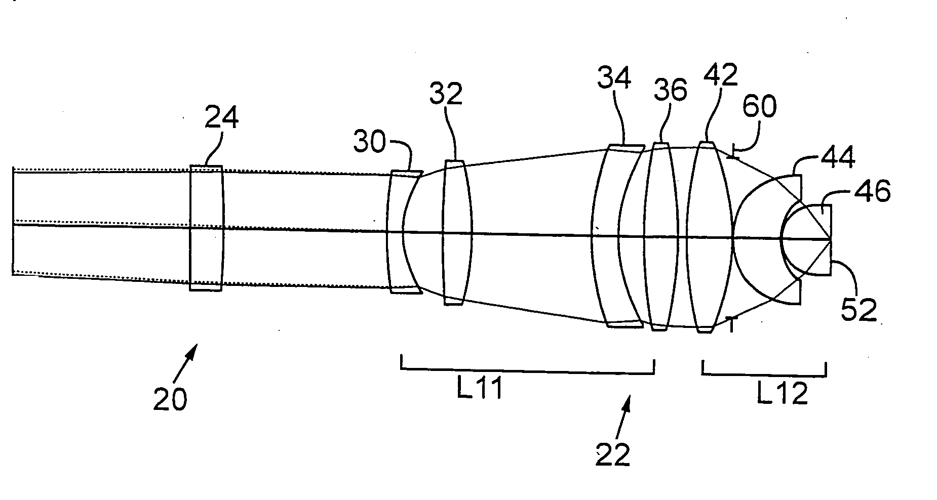 High resolution objective lens assembly