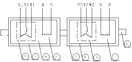 Three-phase four-line digital generator