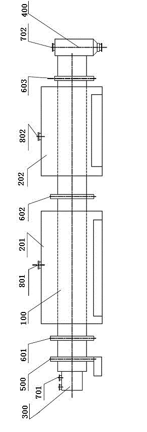 Method for extracting aluminum oxide from coal ash through hot-wall reaction