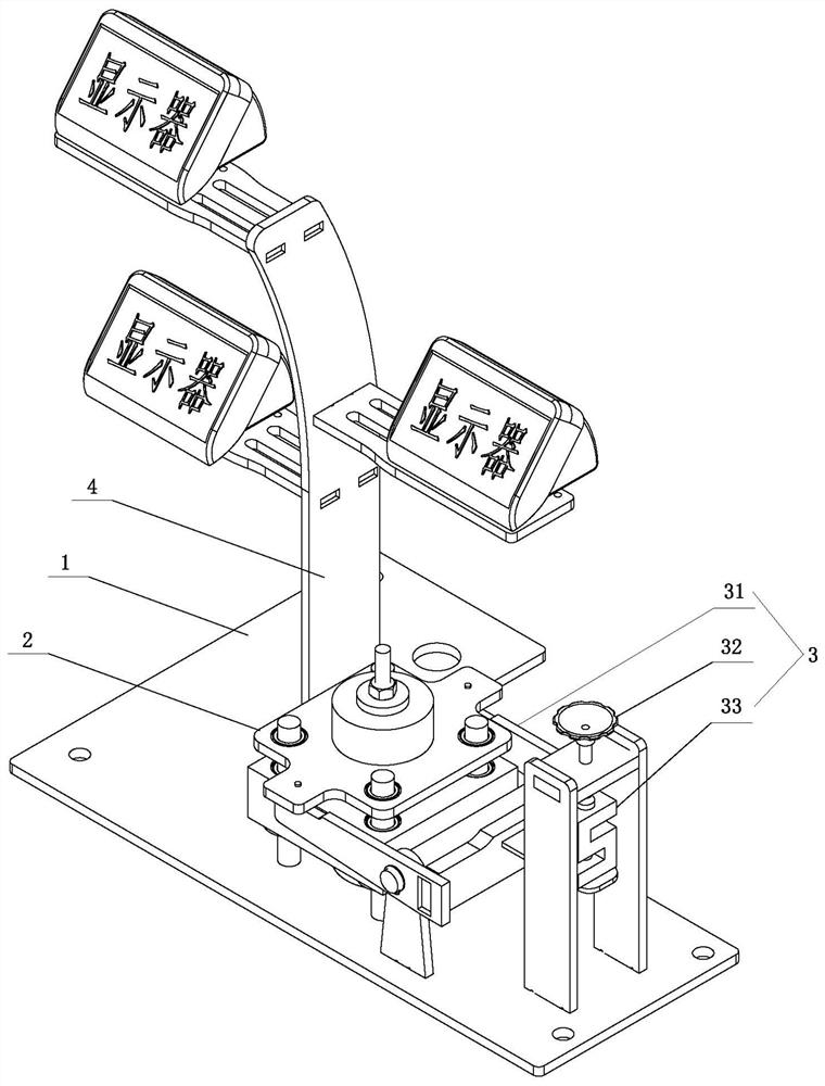 Axially-stressed pre-tightening bolt connection strength experiment table and experiment method thereof