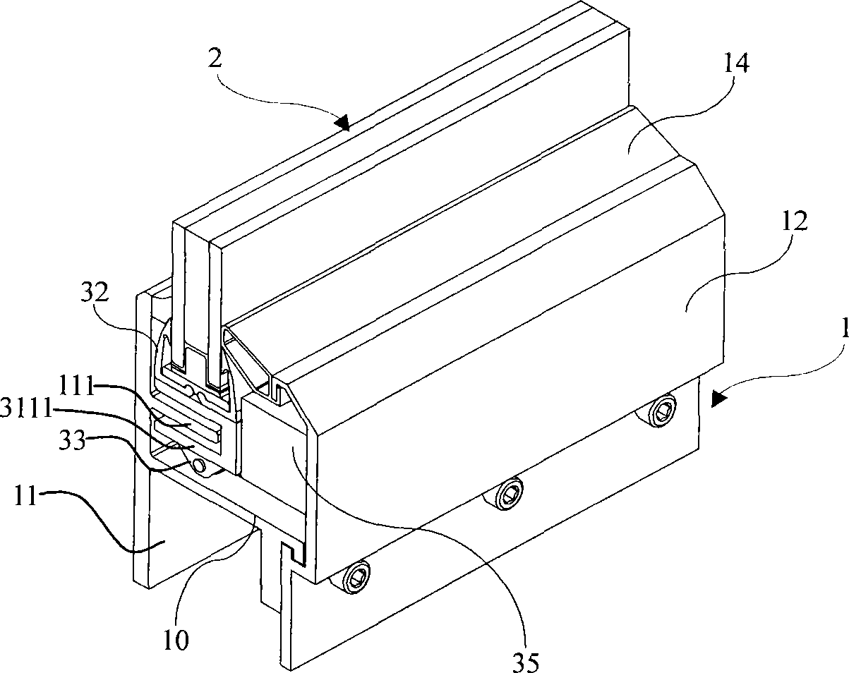 Warship bridge window fastening structure with explosion preventing and buffering functions and fastening method thereof