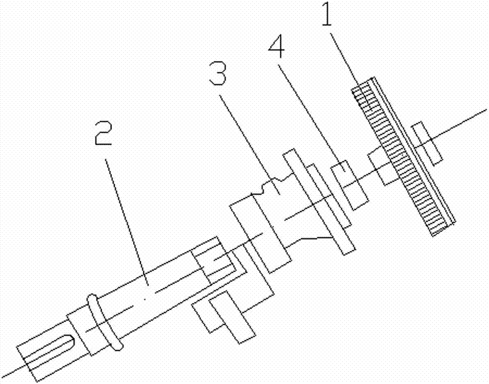 Half shaft device arranged on a walking tractor