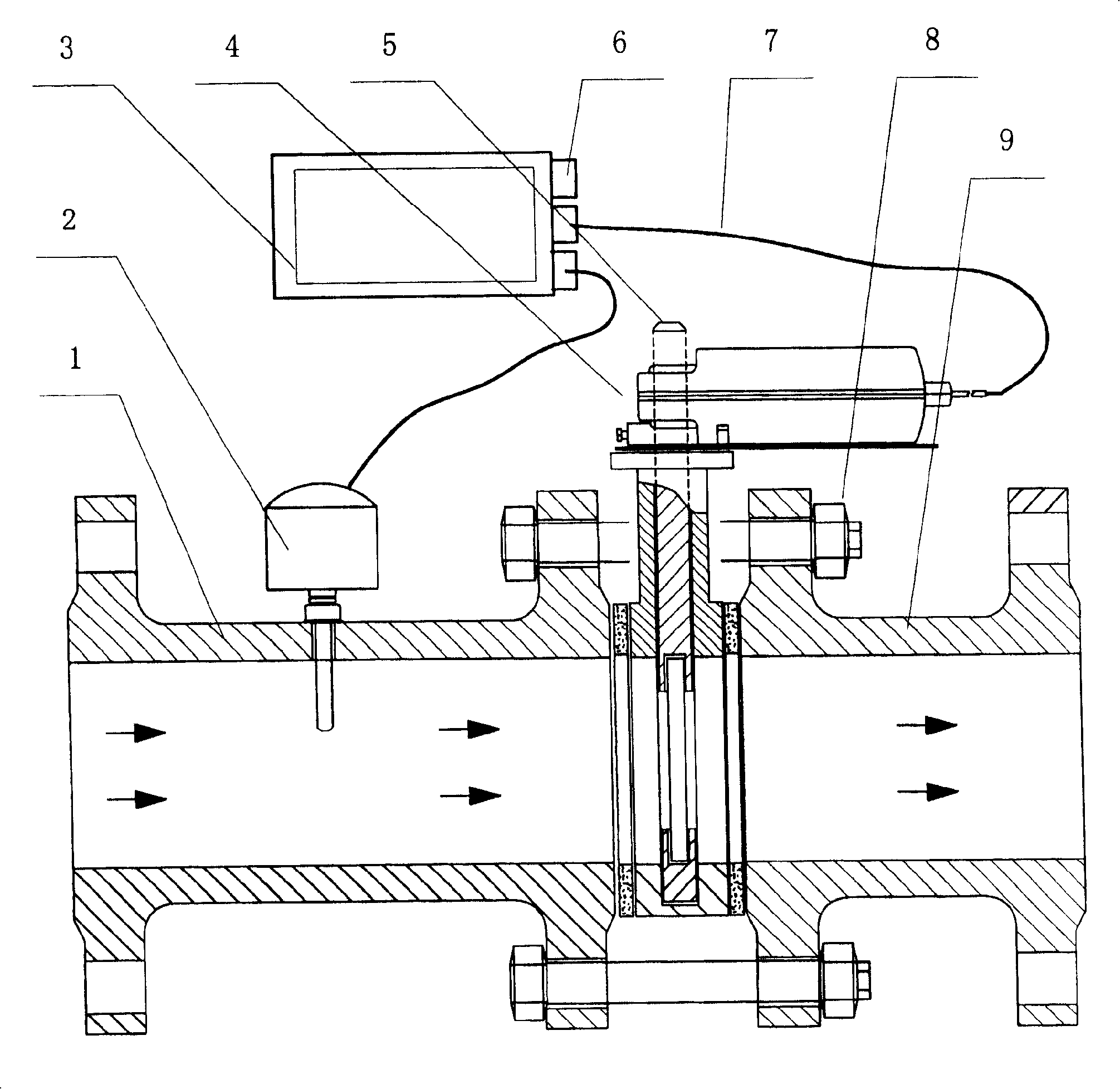 Implementing method of intelligent flow control valve and valve