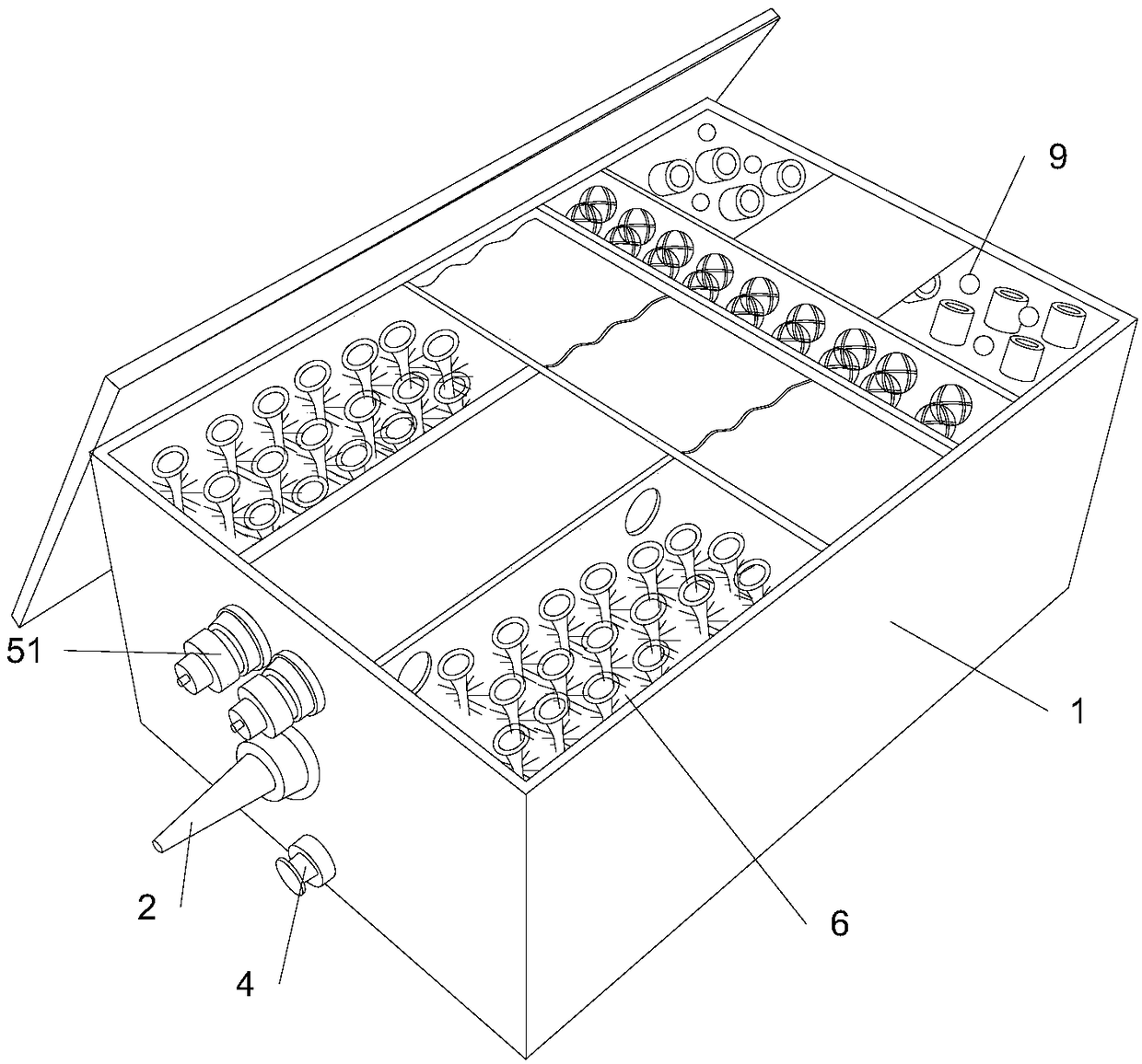 Purifying device for fish pond