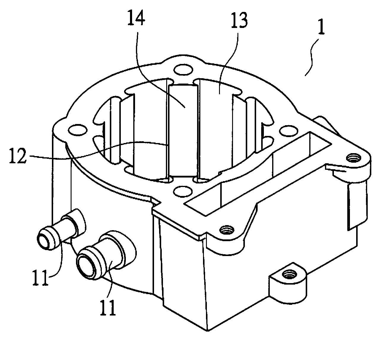 Method for manufacturing water-cooled locomotive cylinder