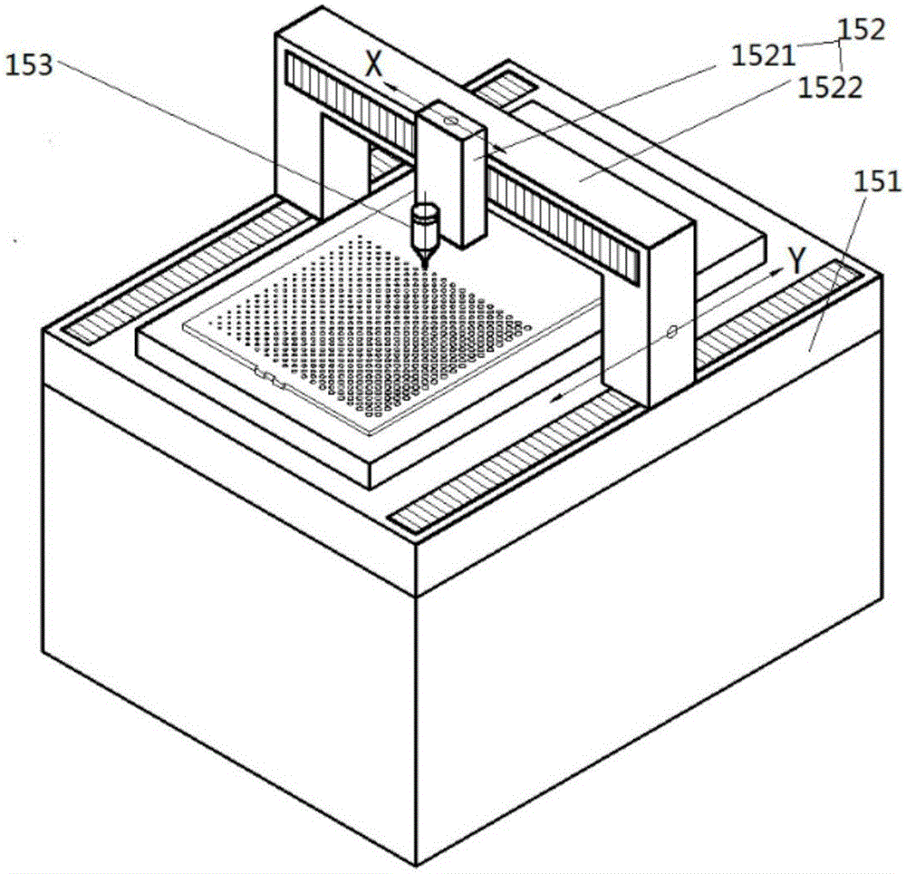 Light guide plate processing device with guide device and silkscreen dot processing main body device