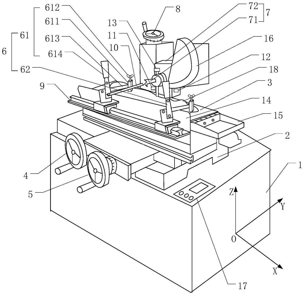 Automatic sampling machine for separating and sampling multiple parts of tire