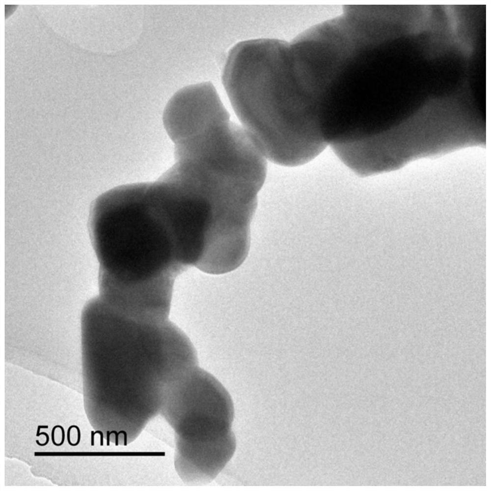 Preparation method of Cu3V2O8 nano bead string rich in oxygen vacancy defects