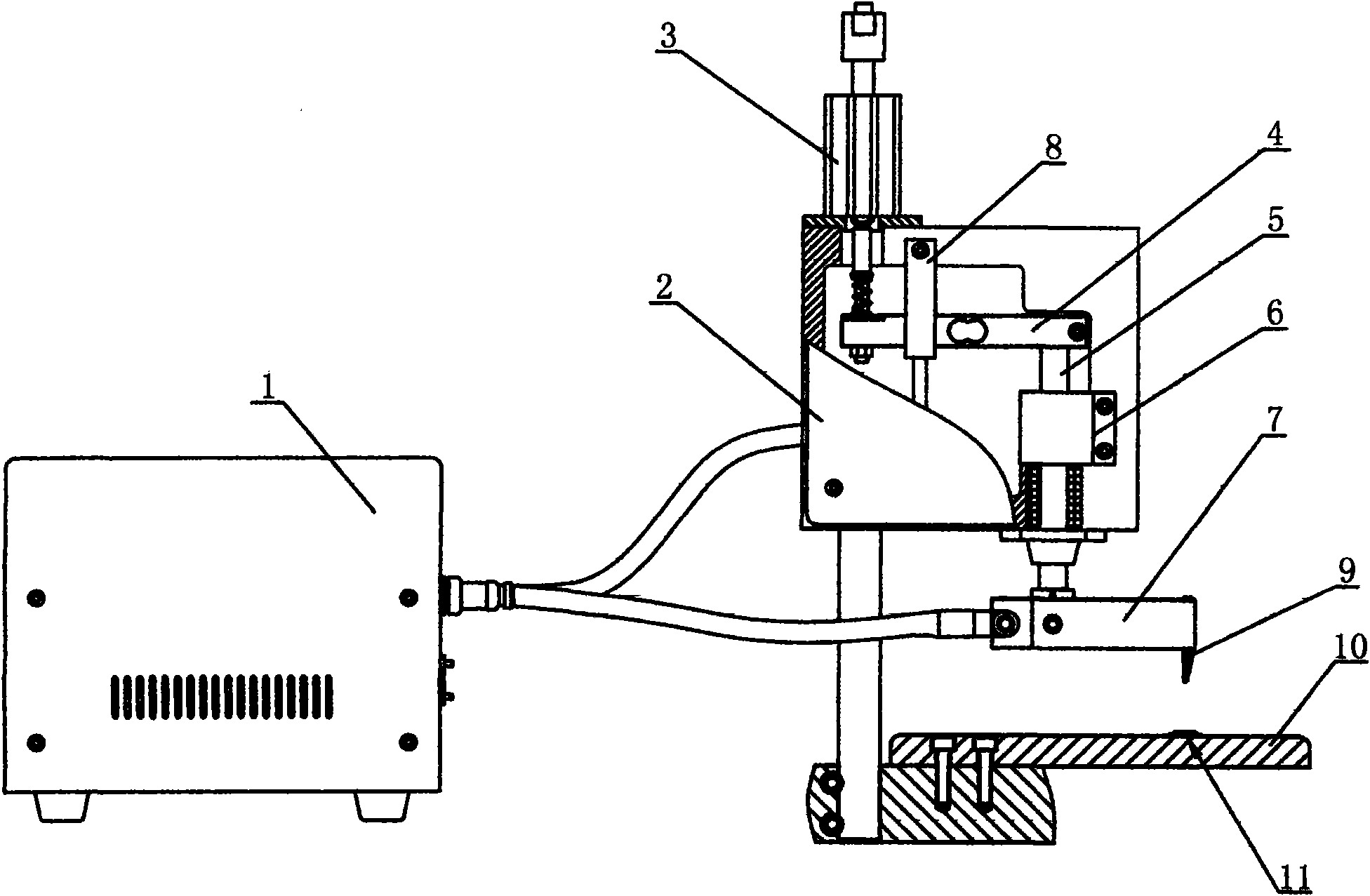 Intelligent electronic spot welding method