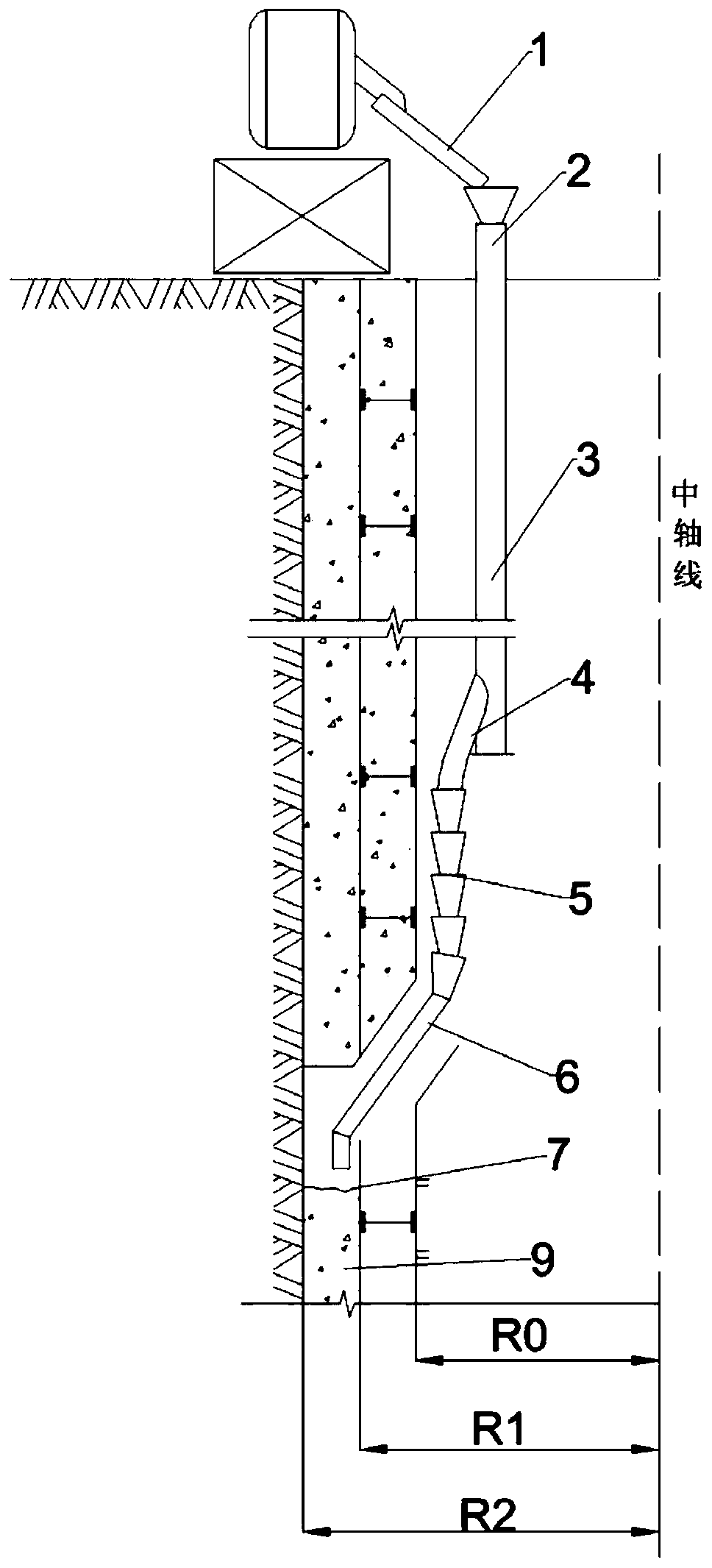 Function gradient concrete composite well wall and manufacturing method