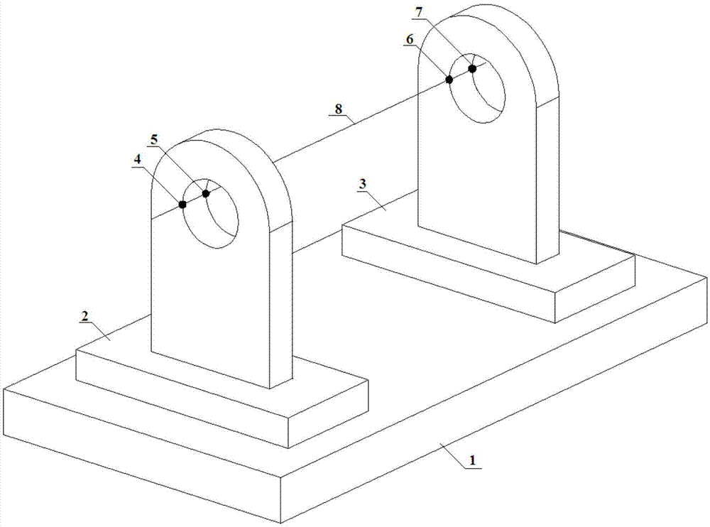 Installation method of large stern roller bearing blocks of anchor handling tug supply (AHTS) vessel for ocean engineering platform