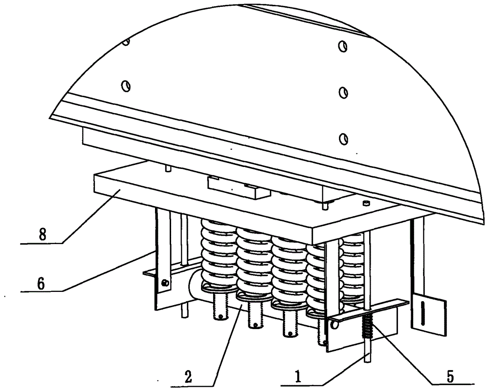 Rope loosening prevention device for elevator