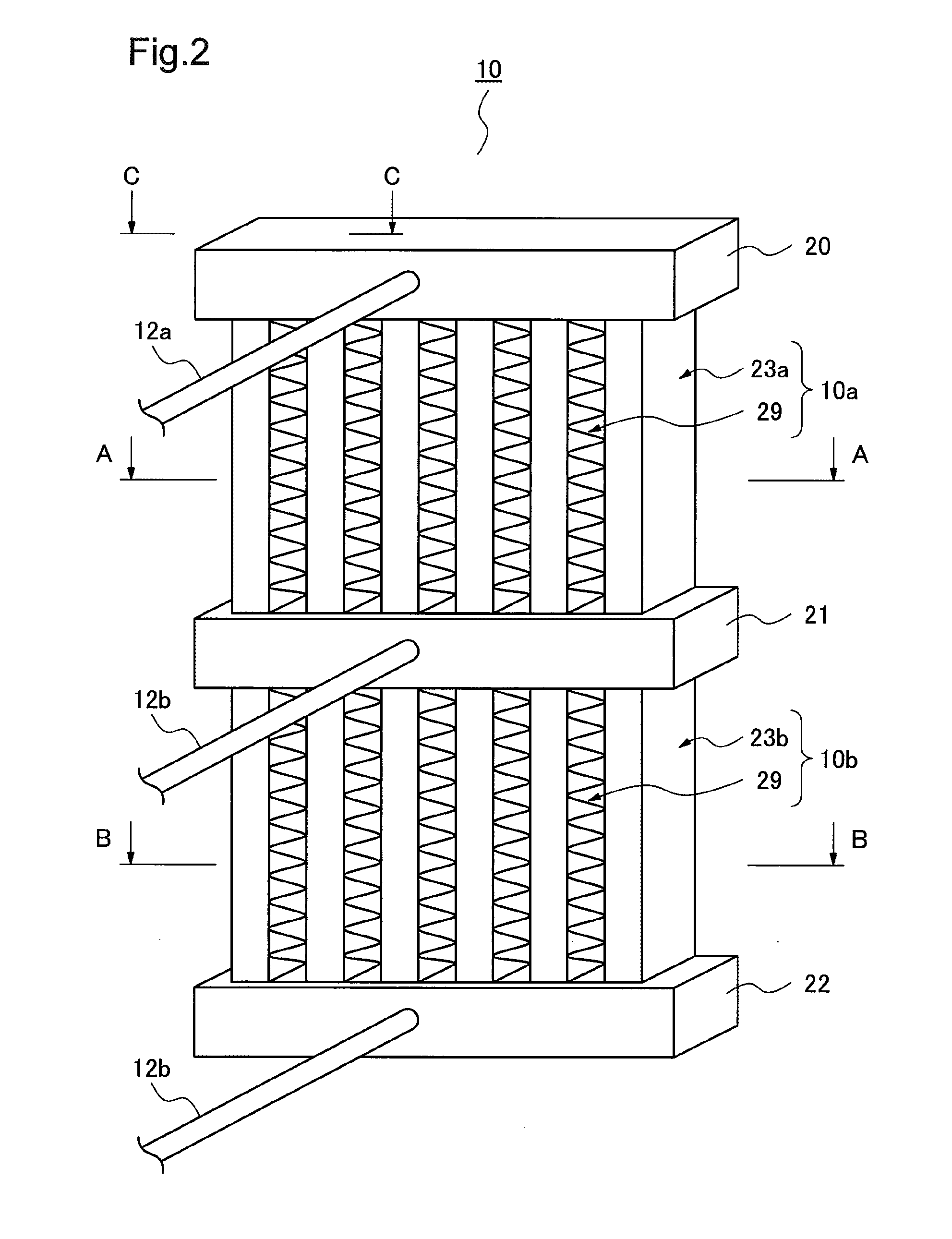 Cooling system and device housing apparatus using the same