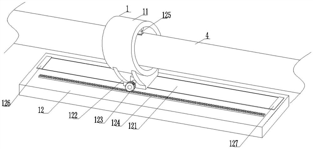 Online production device for copper-clad steel grounding material