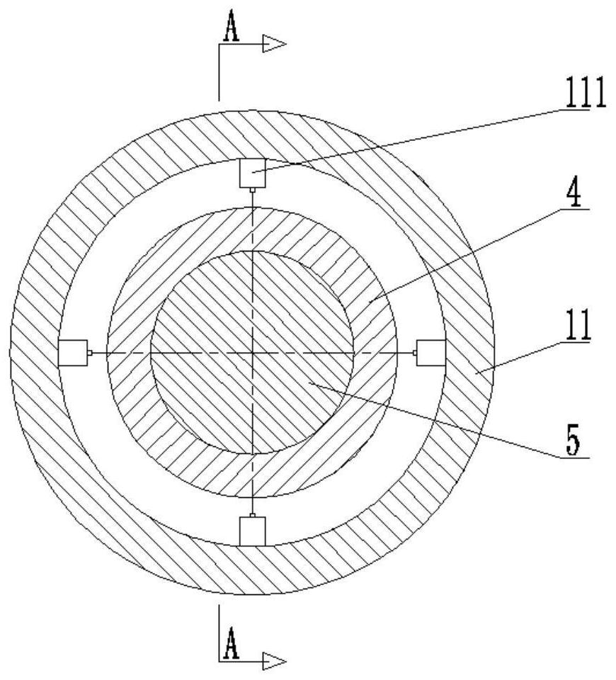 Online production device for copper-clad steel grounding material