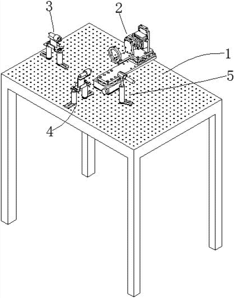 A multi-angle and multi-directional optical test platform