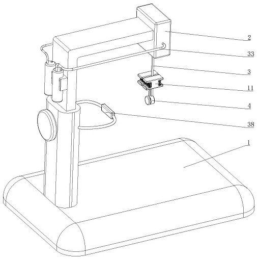 Oral cavity cleaning nursing device for neurological patients