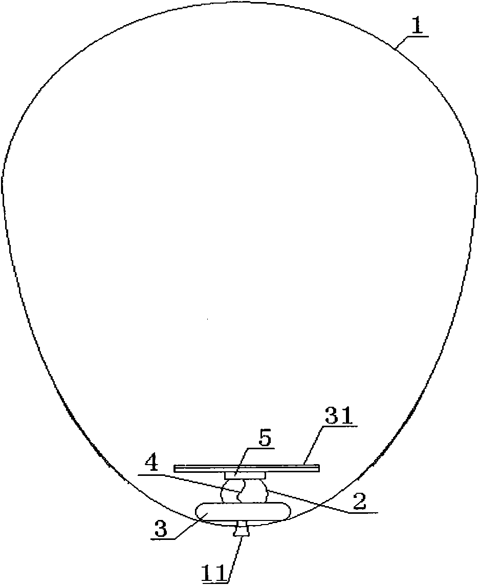 Airspace defense method and air floating mine thereof