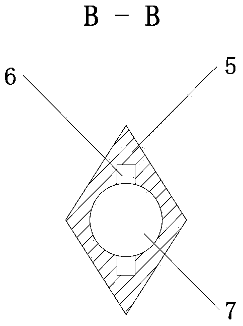 Device promoting reasonable distribution of coal gas flow in shaft furnace