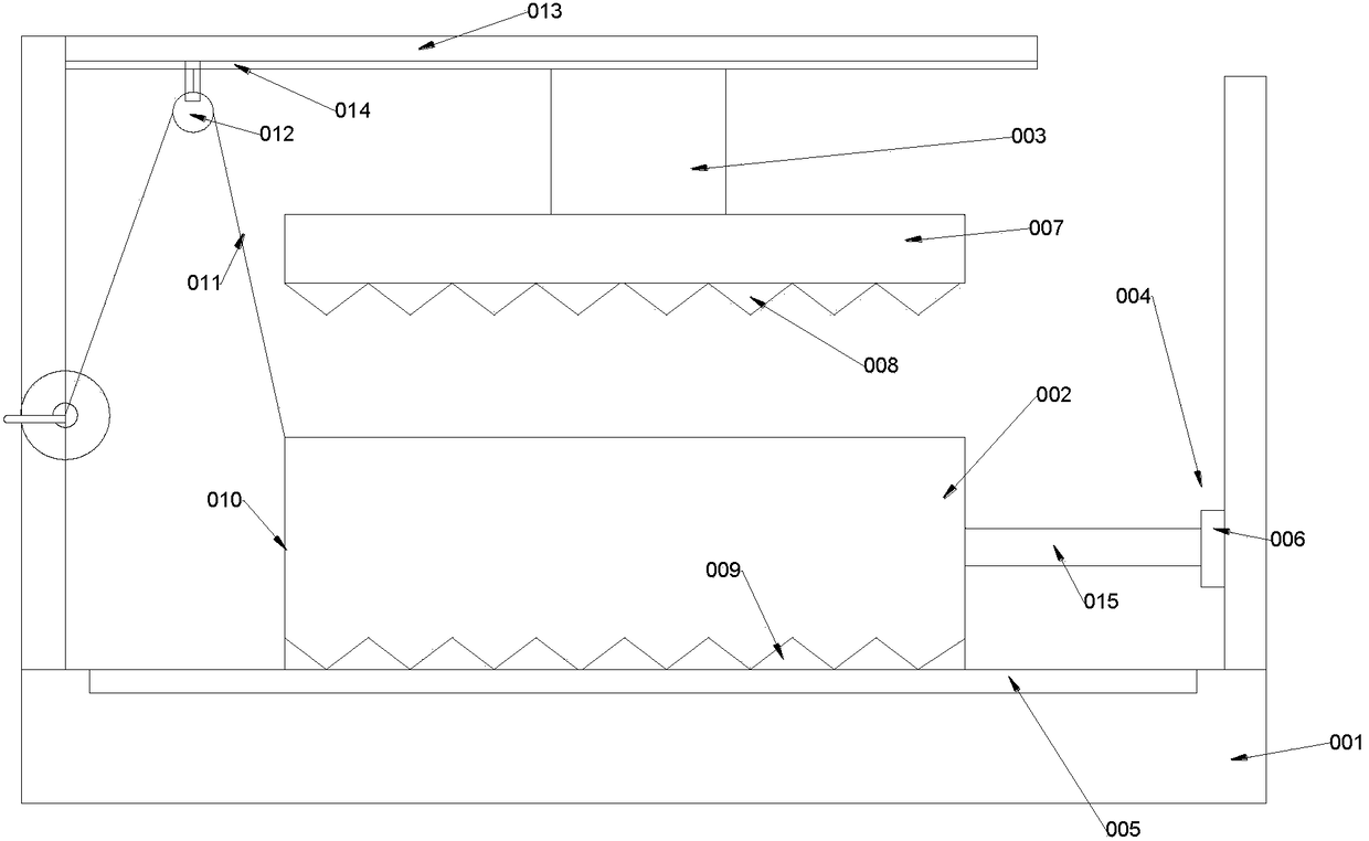 Stone crushing device applicable to road construction