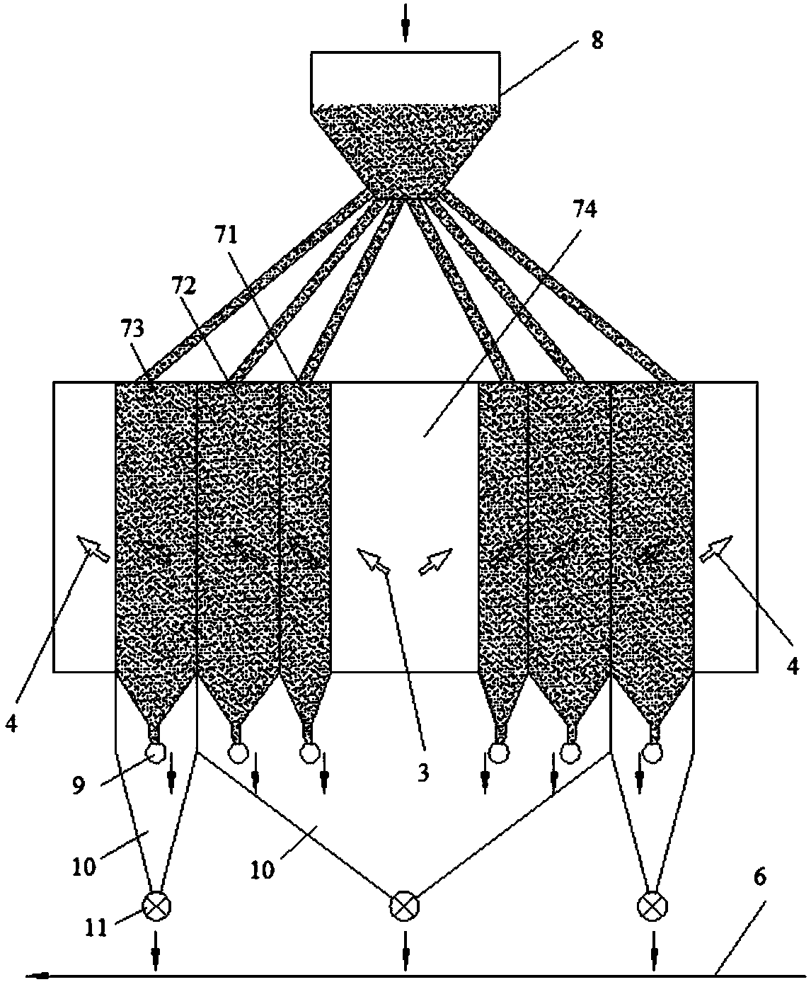 Activated carbon flue gas purification system and roller feeder discharge flow measurement method thereof