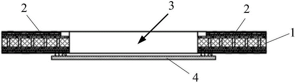 Packaging structure and packaging method based on flip-chip image sensor chip