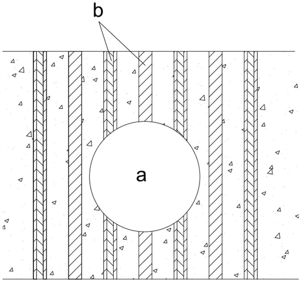 Method for monitoring deformation of pile body of cantilever fender post of deep foundation pit