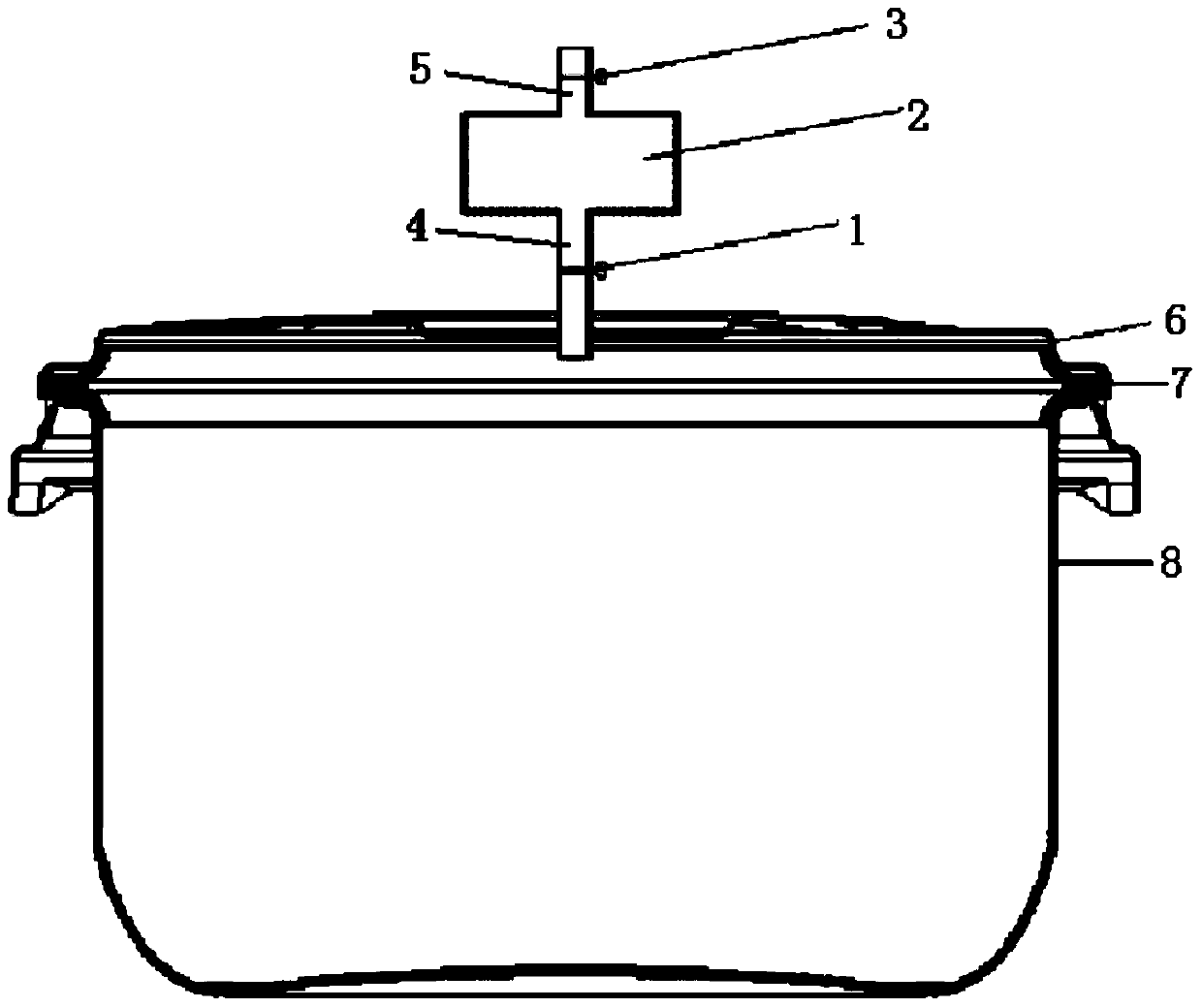 A pressure cooker and pressure relief method thereof