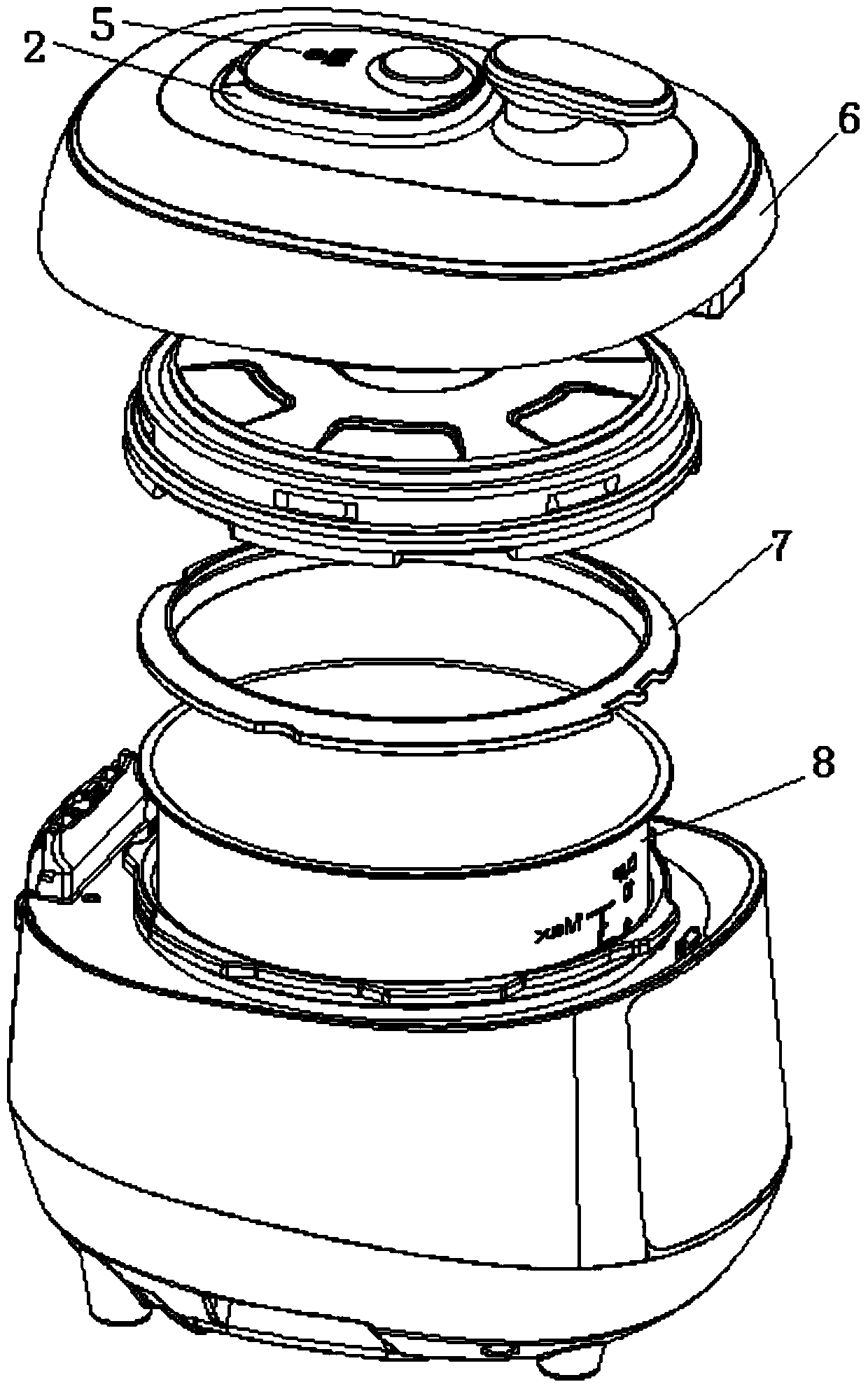 A pressure cooker and pressure relief method thereof