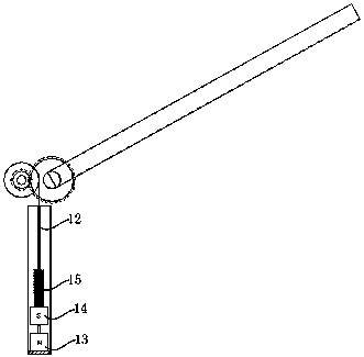 Upper cover closure cushioning device and washing machine