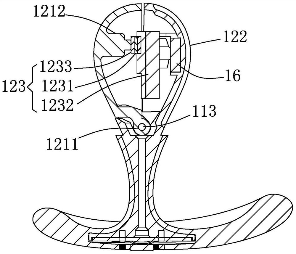 Portable pelvic floor muscle training device, pressure correction method and system for pelvic floor muscle training device