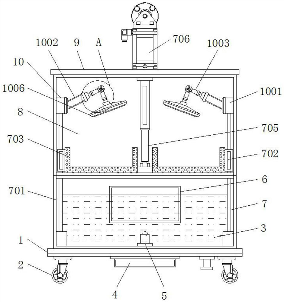 Rust removal device for galvanized wire production