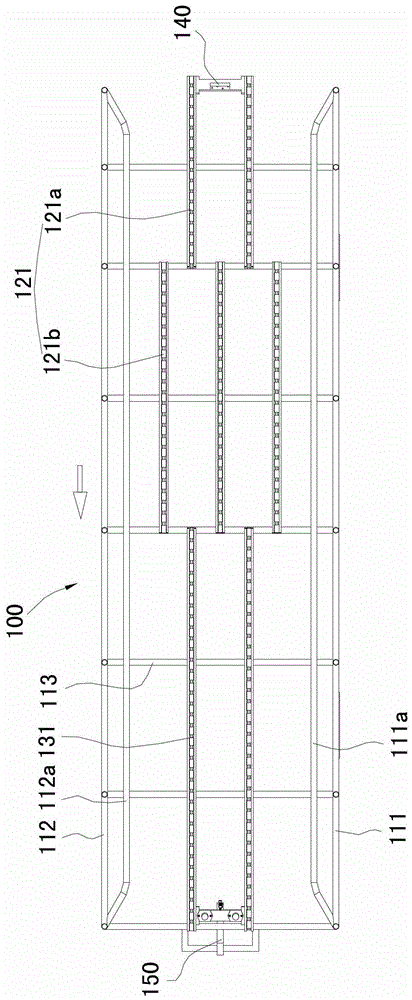 Material automatic loading and unloading device and its supporting automatic navigation vehicle