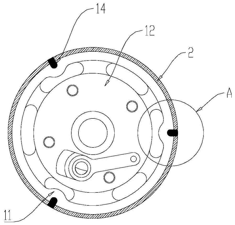 Compressor pump body structure, pump body assembly and compressor